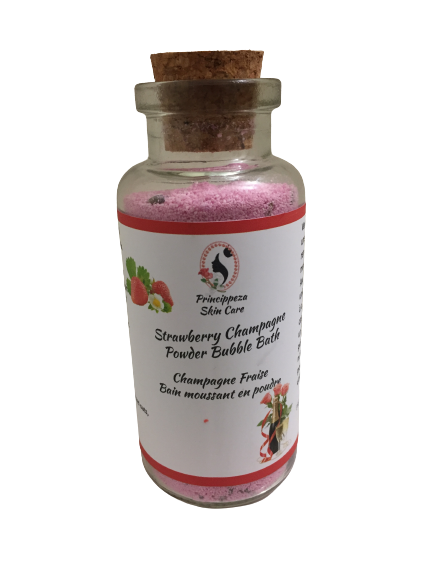 Strawberry Champagne Powder Bubble Bath