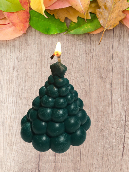 Bubble Christmas Tree Candle