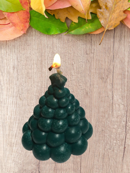 Bubble Christmas Tree Candle