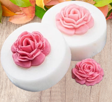 Pink & White Roses  Soap